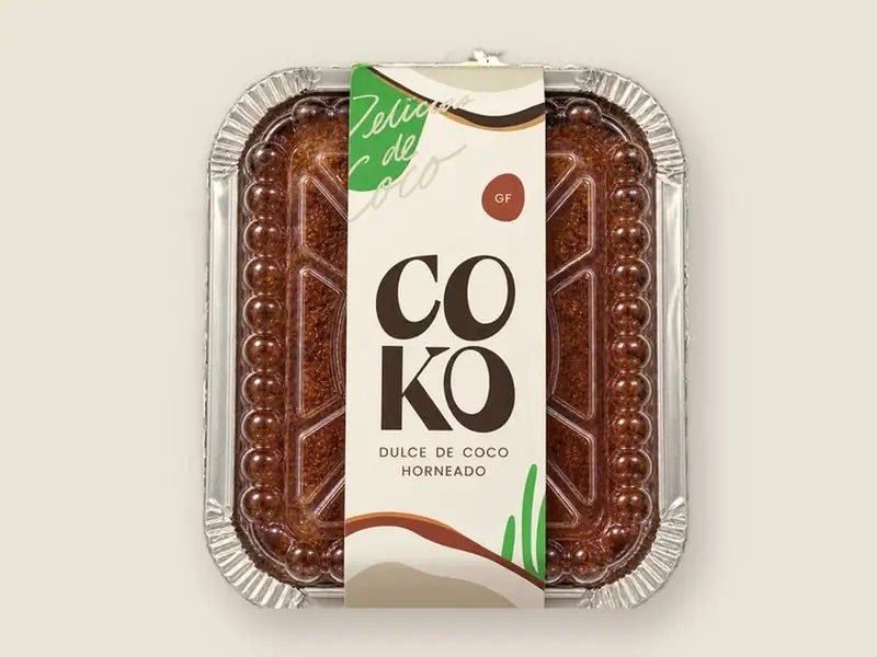 COKO en su empaque, delicia de coco horneada